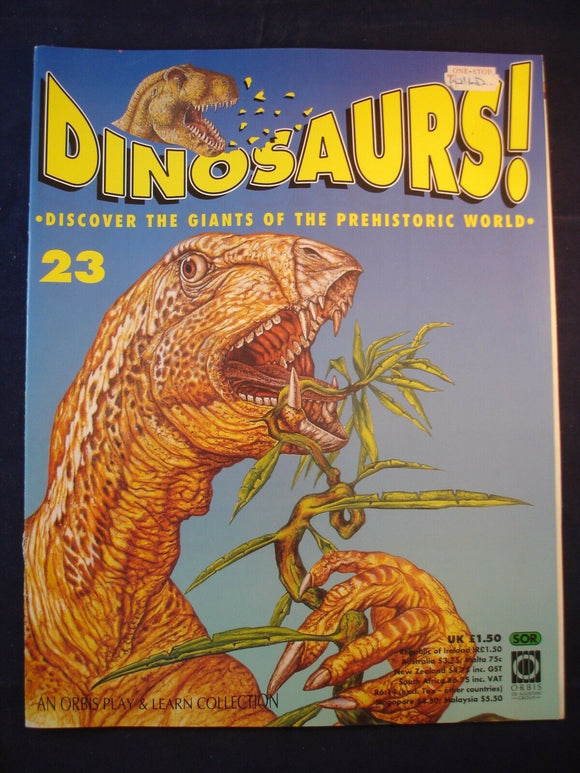 DINOSAURS MAGAZINE - ORBIS  - Play and Learn - Issue 23 - Heterodontosaurus