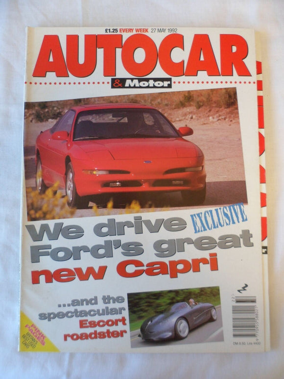 Autocar - 27 May 1992 - Porsche 968