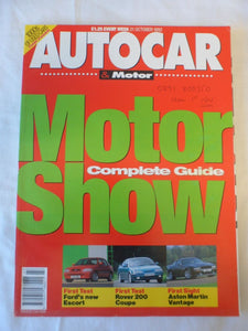 Autocar - 21 October 1992 - Aston Martin Vantage