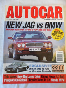 Autocar - 5 October 1994 - Jaguar - BMW 540 - Range Rover