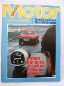 Motor magazine - 5 May 1979 - Renault 5 Gordini