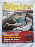 Motor magazine - 11 September 1982 - Front vs Rear wheel drive