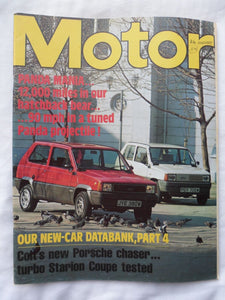 Motor magazine - 8 May 1982 - Fiat Panda - Starion Turbo