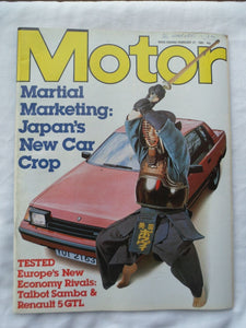 Motor magazine - 27 February 1982 - Talbot Samba - Renault 5
