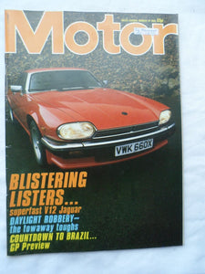 Motor magazine - 24 March 1984 - Lister V12 Jaguar
