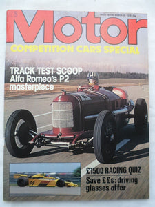 Motor magazine - 25 March 1978 - Alfa Romeo P2