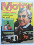 Motor magazine - 1 December 1979 - Delorean