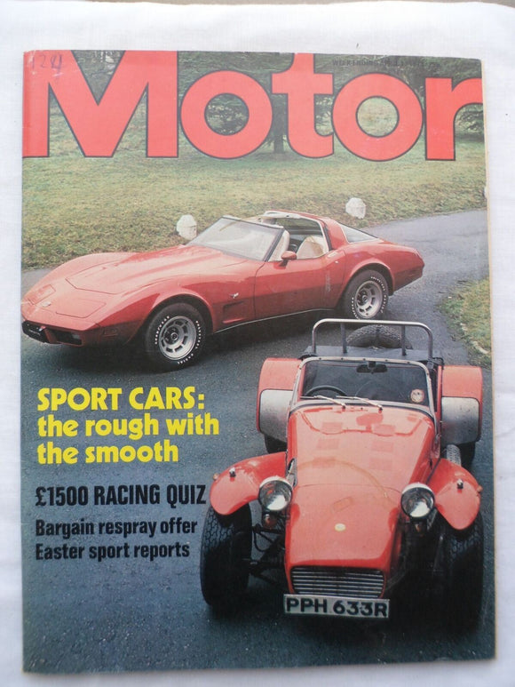Motor magazine - 1 April 1978 - Fiat Abarth