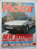 Motor magazine - 10 May 1986 - Honda Integra - Mustang SVO