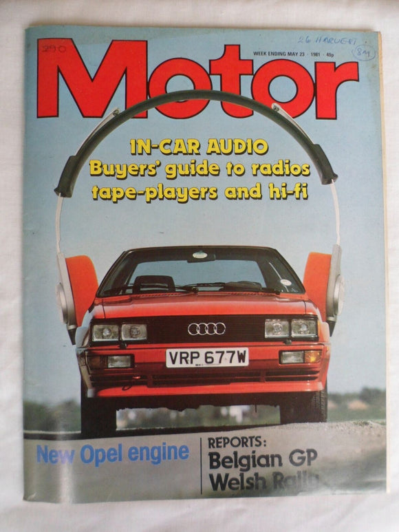 Motor magazine - 23 May 1981 - In car Audio