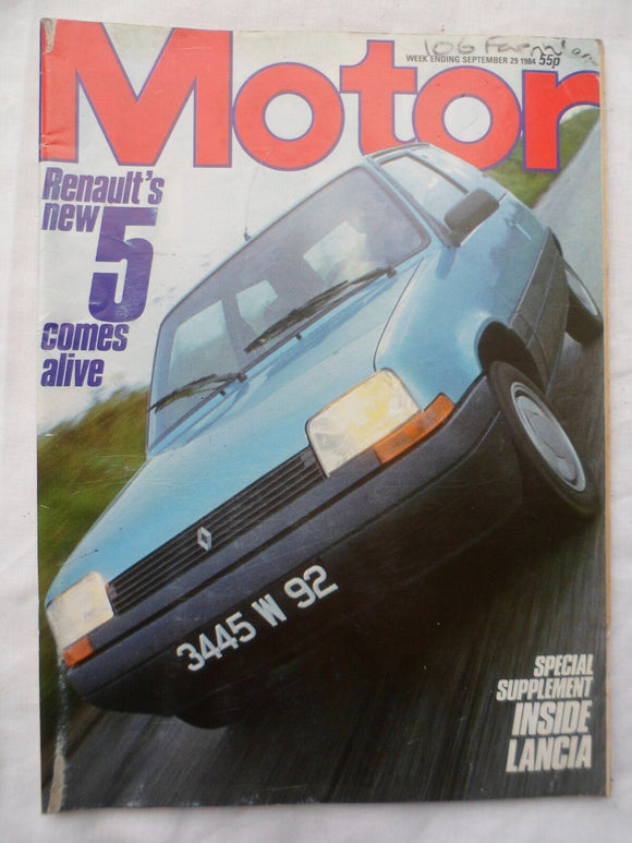Motor magazine - 29 September 1984 - Renault 5