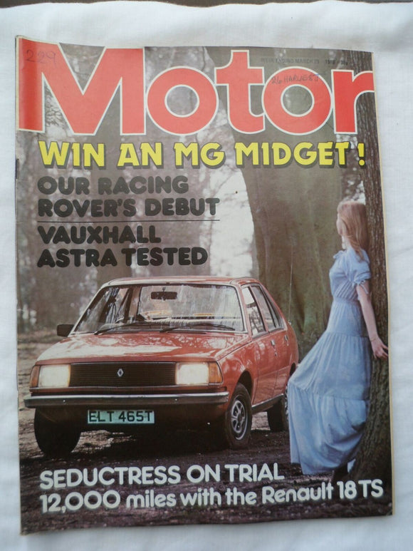 Motor magazine - 29 March 1980 - Renault 18 - Vauxhall Astra