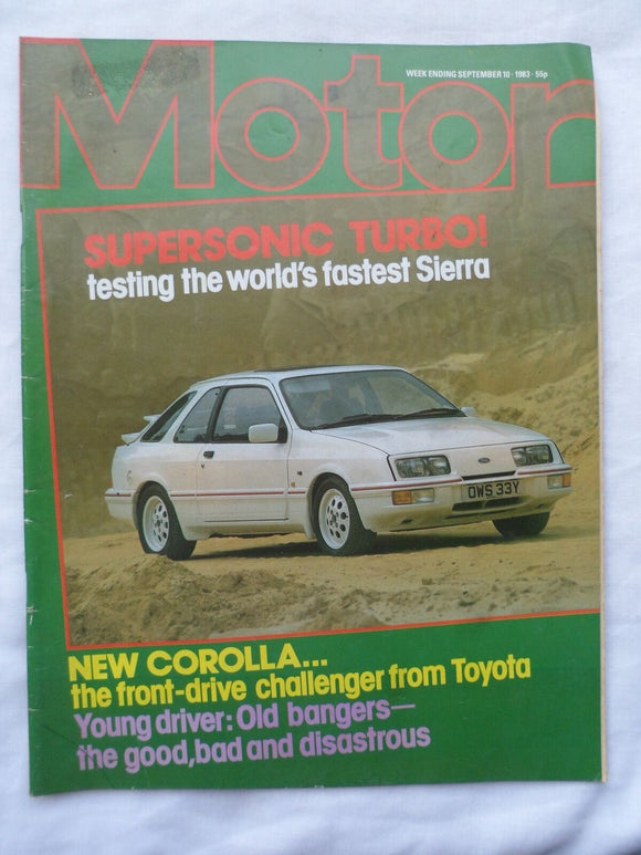 Motor magazine - 10 September 1983 - Janspeed's Turbo Xr4i