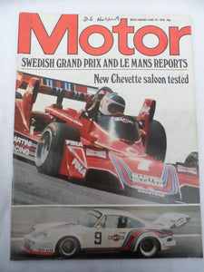 Motor Magazine - 19 June 1976 - Chevette - Swedish GP - Le Mans
