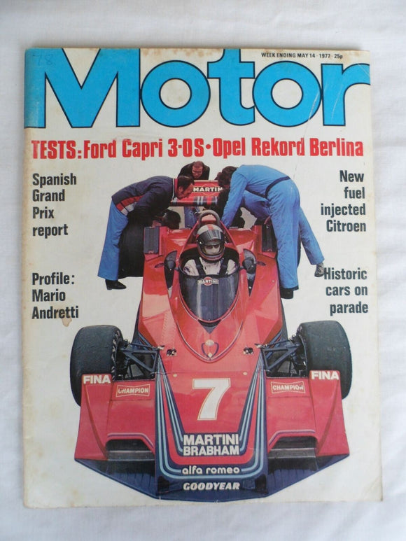 Motor magazine - 14 May 1977 - Ford Capri 3.0s