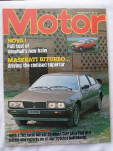 Motor magazine - 14 May 1983 - Maserati Bi Turbo - Sports car special