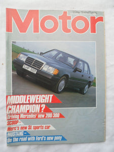 Motor magazine - 15 December 1984 - Merc 200/300 - SL - Mustang
