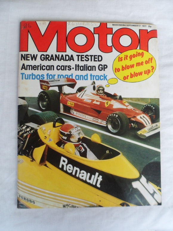 Motor magazine - 17 September 1977 - Ford Granada