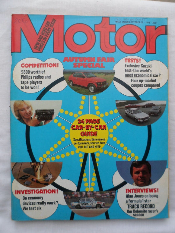 Motor magazine - 20 October 1979 - Suzuki - Alan Jones