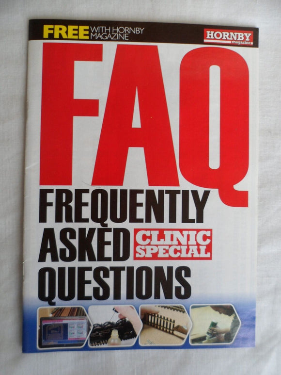 Model Railway supplement - Hornby Clinic FAQ Questions