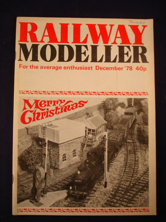 2 - Railway modeller - Dec 1978 - Contents page  photos - O gauge Pannier
