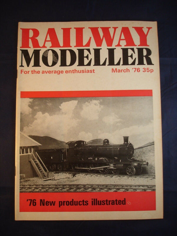 1 - Railway modeller - March 1976 - Contents page shown in photos