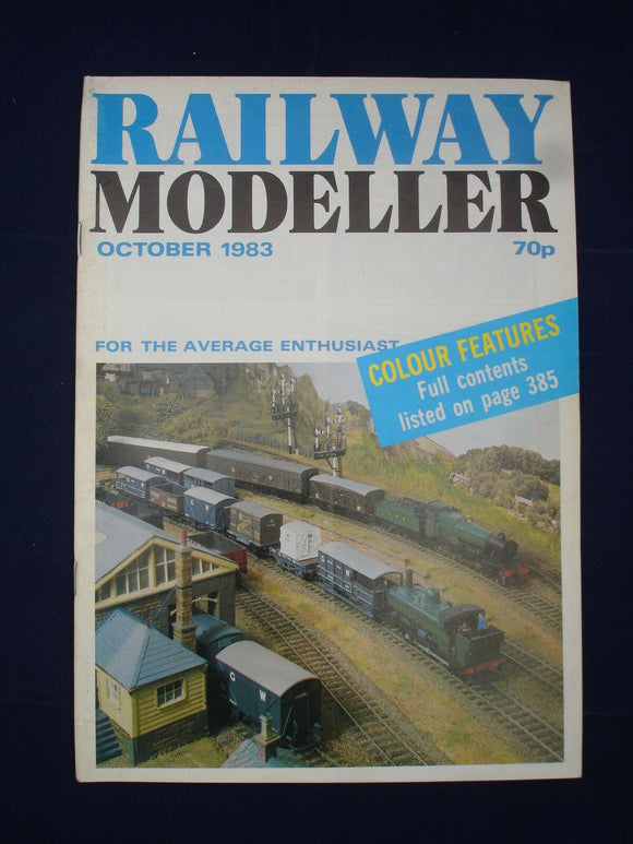 1 - Railway modeller - Oct 1983 - Contents page shown in photos