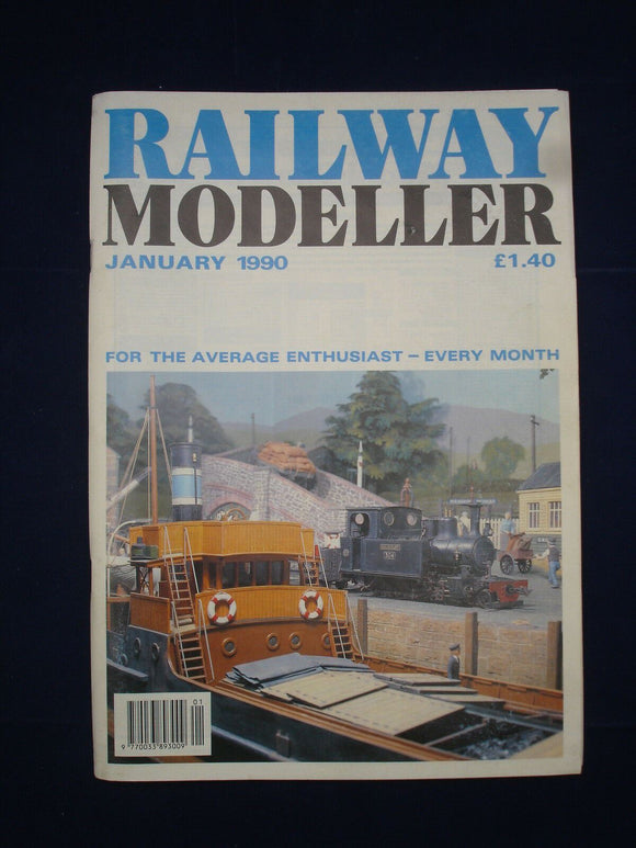 1 - Railway modeller - Jan 1990 - Contents page shown in photos