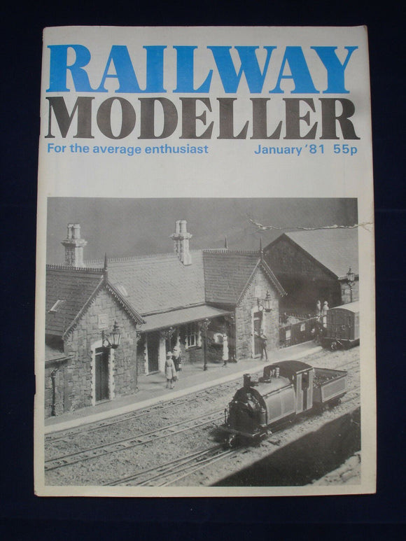 1 - Railway modeller - Jan 1981 - Contents page shown in photos