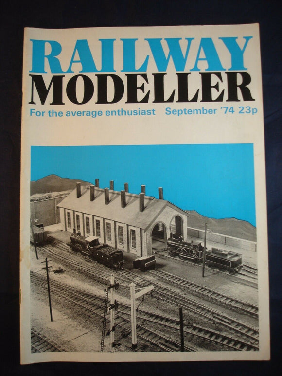 1 - Railway modeller - September 1974 - Contents page shown in photos