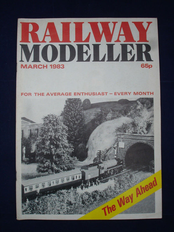 1 - Railway modeller - Mar 1983 - Contents page shown in photos