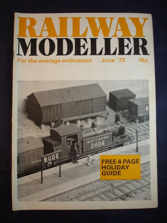 1 - Railway modeller - June 1972 - Contents page shown in photos