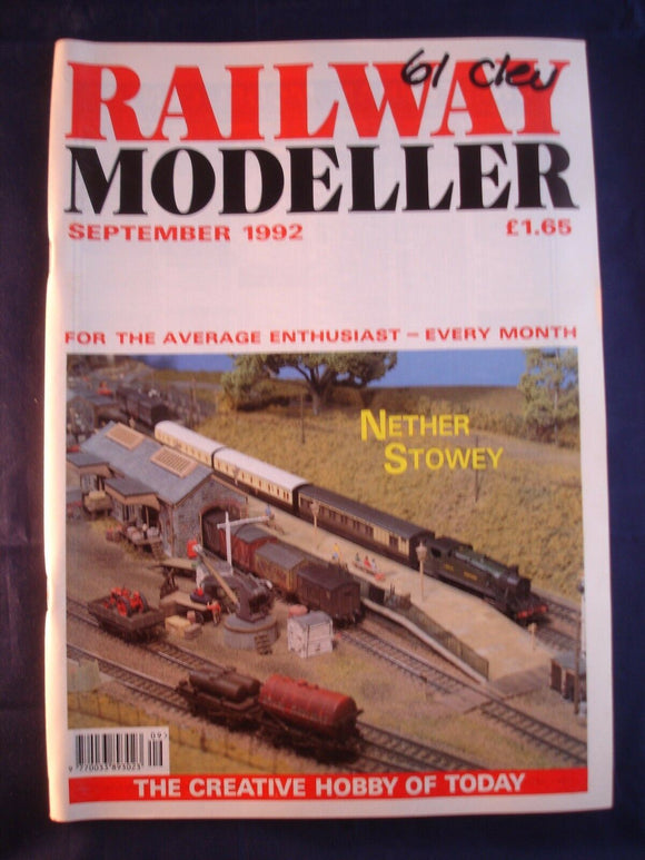 1 - Railway modeller - September 1992 - Contents page shown in photos
