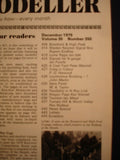 2 - Railway modeller - Dec 1979 - Contents page photo - Maiden Newton signal box
