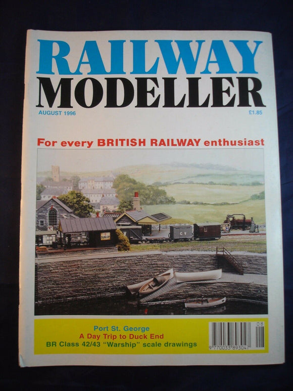1 - Railway modeller - August 1996 - Contents page shown in photos