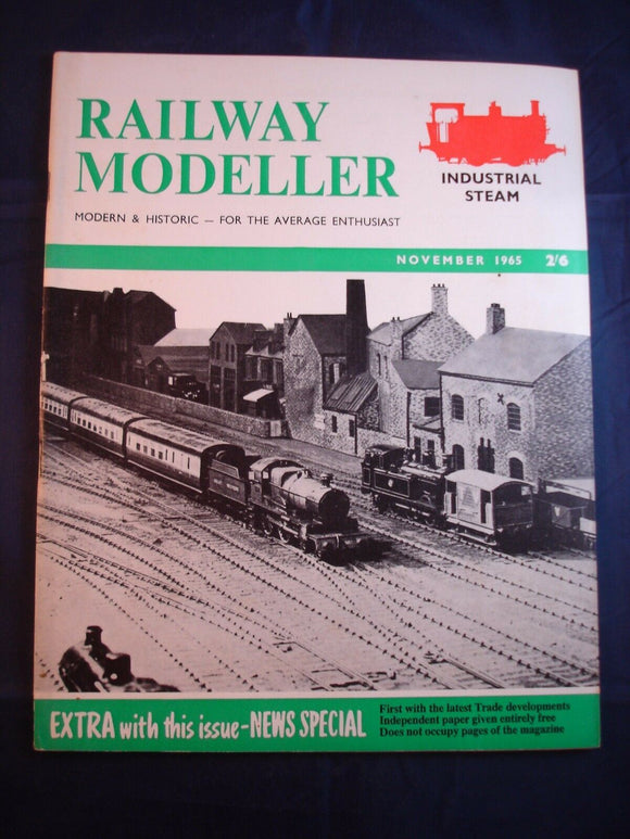 1 - Railway modeller - November 1965 - Contents page shown in photos
