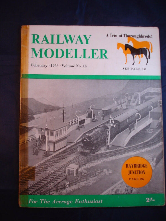 1 - Railway modeller - February 1963 - Contents page shown in photos