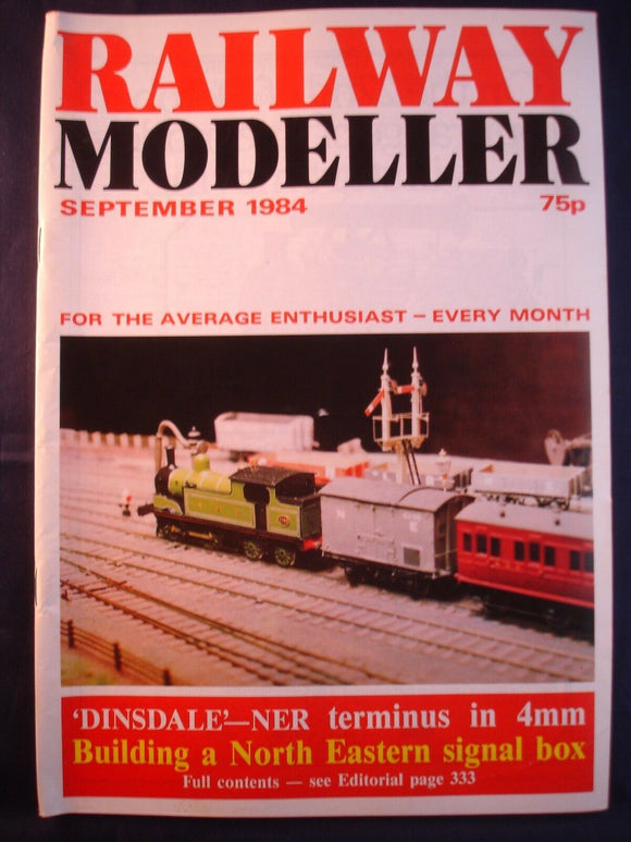 1 - Railway modeller - September 1986 - Contents page shown in photos