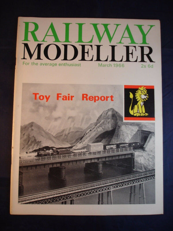 1 - Railway modeller March 1966 -  Contents page shown in photos