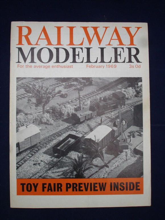 1 - Railway modeller - Feb 1969 -  Contents page shown in photos