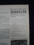 1 - Railway modeller - Aug 1969 -  Contents page shown in photos