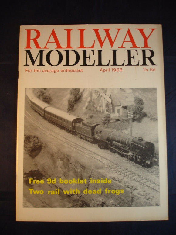 1 - Railway modeller April 1966 -  Contents page shown in photos