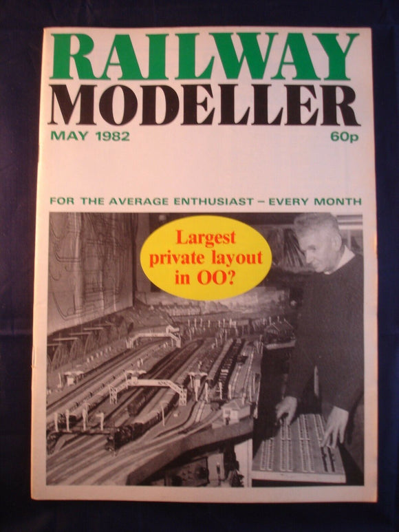 1 - Railway modeller - May 1982 - Contents page shown in photos