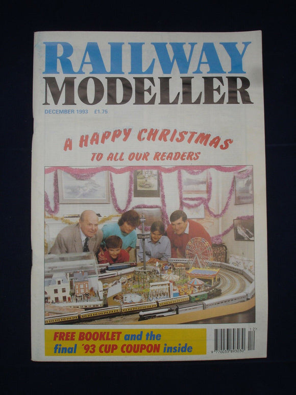 1 - Railway modeller - Dec 1993 - Contents page shown in photos