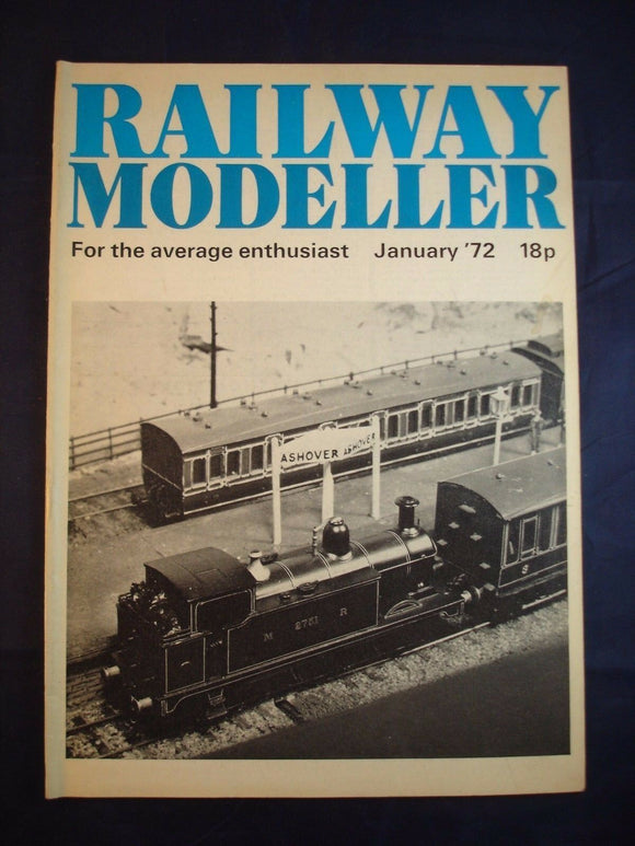 1 - Railway modeller - January 1972 - Contents page shown in photos