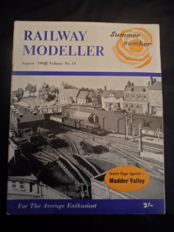 1 - Railway modeller - August 1963 - Contents page shown in photos