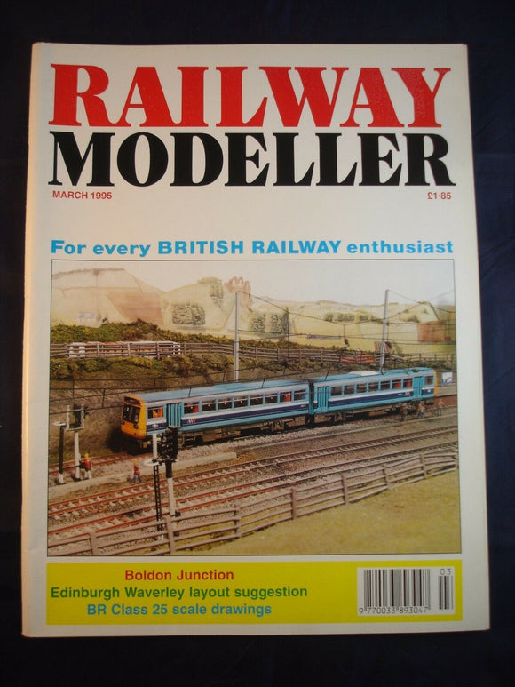 1 - Railway modeller - March 1995 - Contents page shown in photos