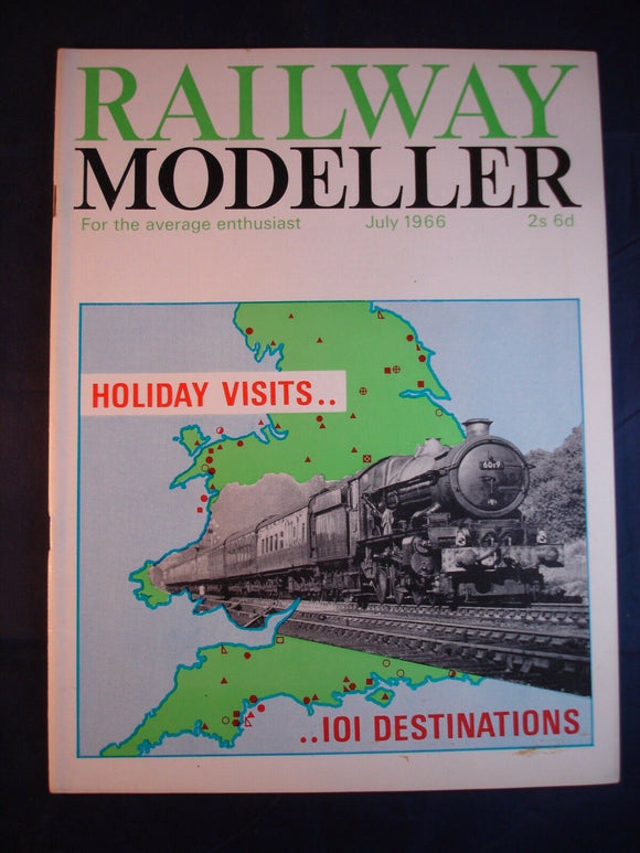 1 - Railway modeller July 1966 -  Contents page shown in photos