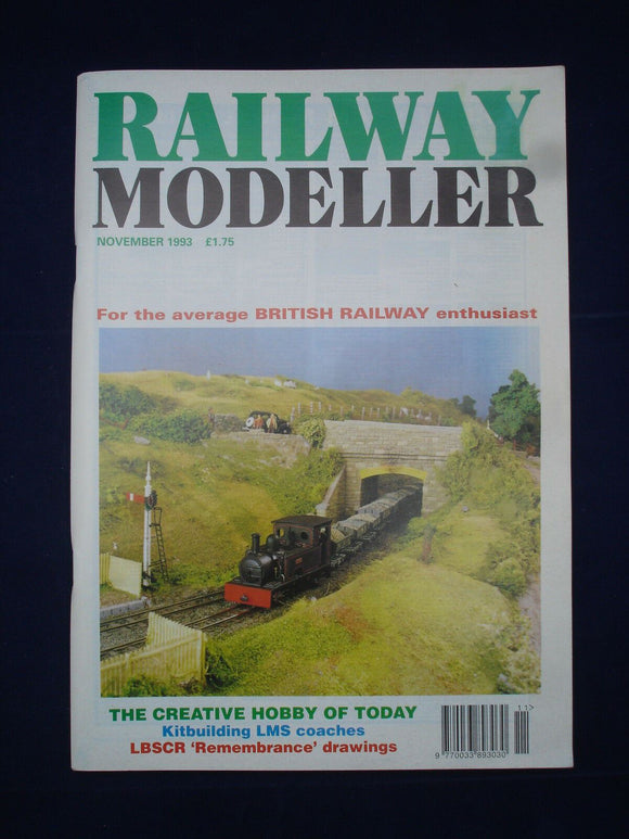 1 - Railway modeller - Nov 1993 - Contents page shown in photos
