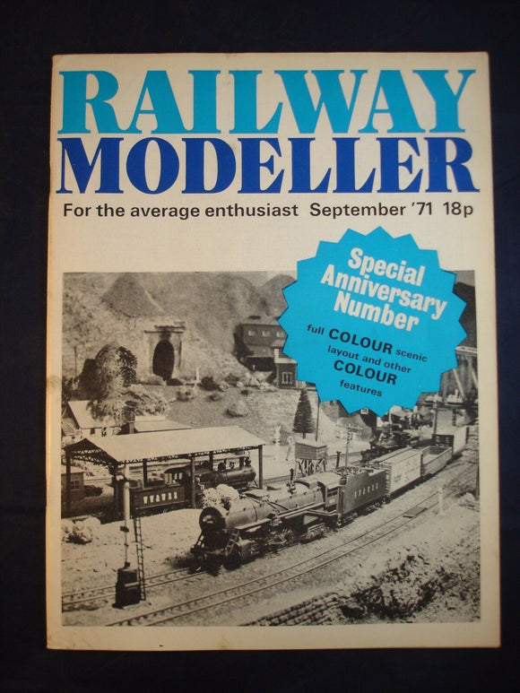 1 - Railway modeller - September 1971 - Contents page shown in photos